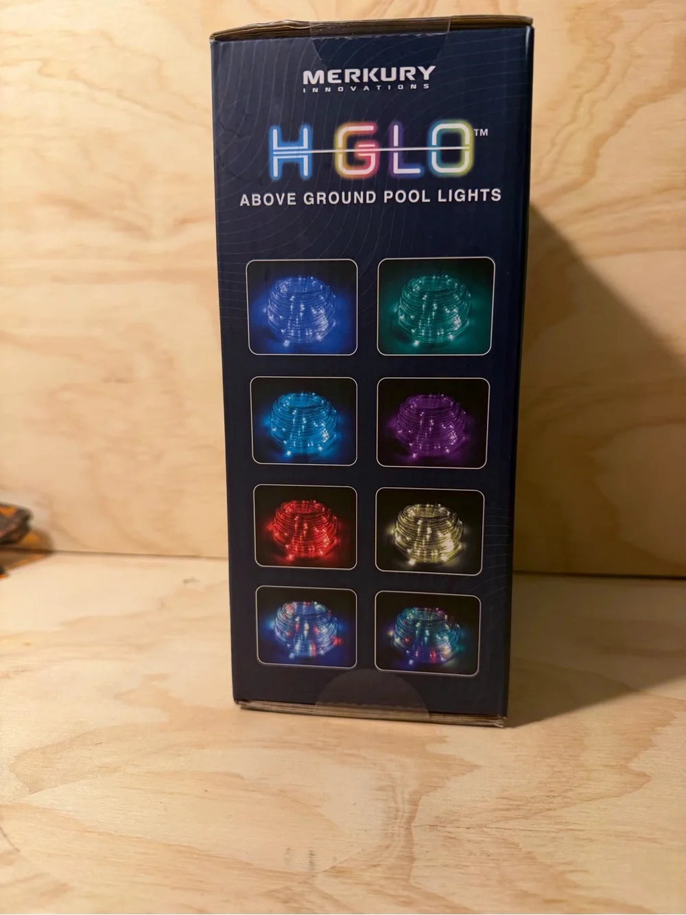 Merkury HGL0 Above Ground Pool Lights - multi-colored remote controlled